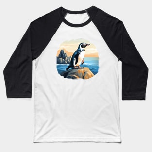 Galapagos Penguin Baseball T-Shirt